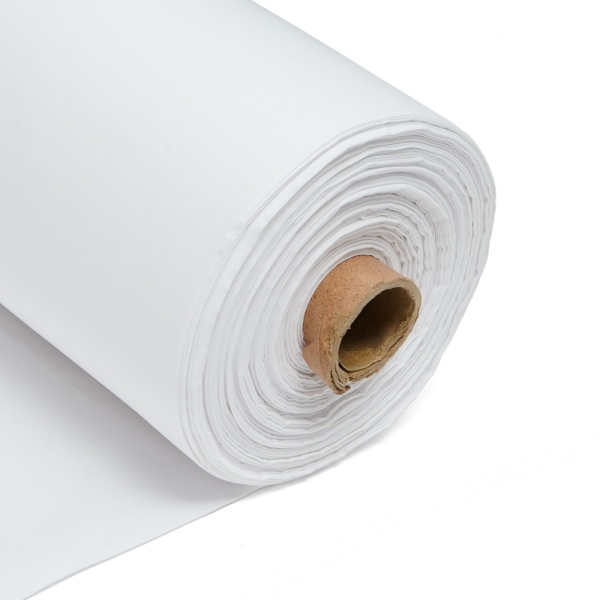 100% COTTON - BY THE ROLL Roll - WHITE